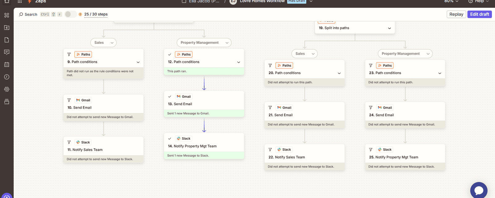 Zapier project screenshot 5